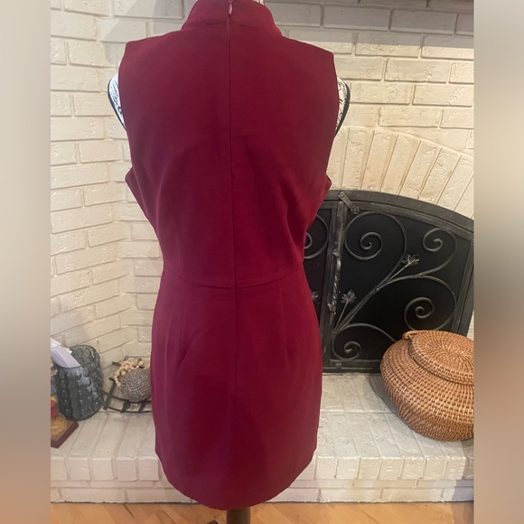 J.O.A.Los Angeles Burgundy Dress Y2K style Like NEW Womens Size Medium - Picture 3 of 11